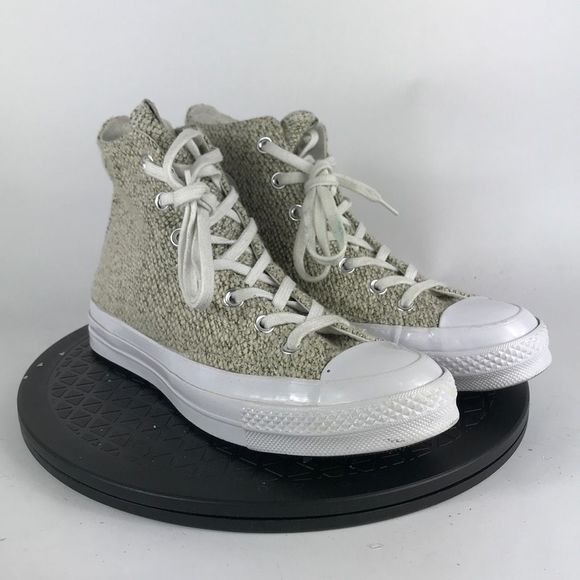 Converse Chuck 70 Vintage Weave High Top Tan/White 156282C Women’s Size 8 - Picture 3 of 12